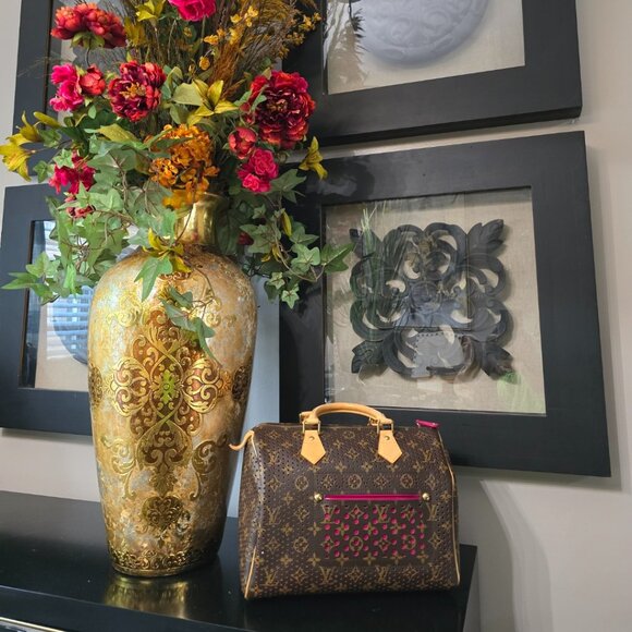 PRISTINE RARE Authentic Limited Edition Louis Vuitton Perforated Speedy 30 - Picture 1 of 16